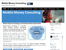 Tablet Screenshot of mobilemoneyconsulting.com